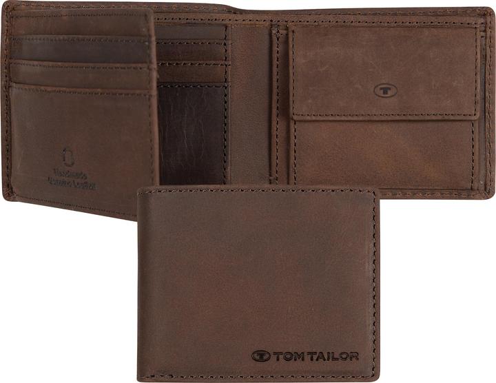 Actual product image Tom Tailor Ron wallet RFID protection leather 10 cm