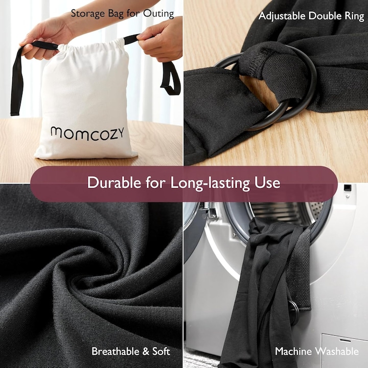 Actual product image Momcozy Baby Wrap Carrier Slings (0.22 m)