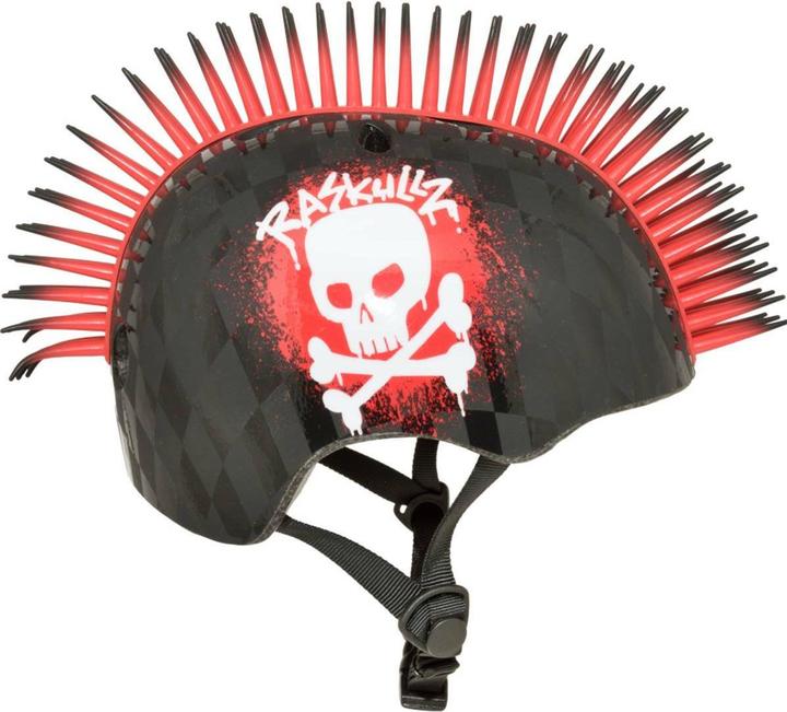 Produktbild C-Preme Unisex Jugend x Fahrradhelme, Totenkopf Hawk rot, S (50cm-54cm) (50 - 54 cm)