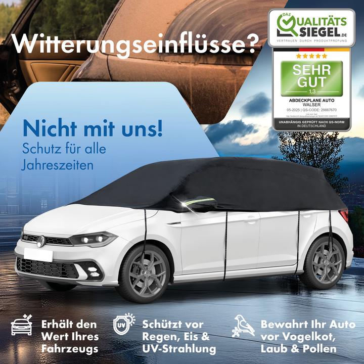 Immagine prodotto Walser Telone per auto All Weather, telone per auto metà garage taglia 5 estate nero