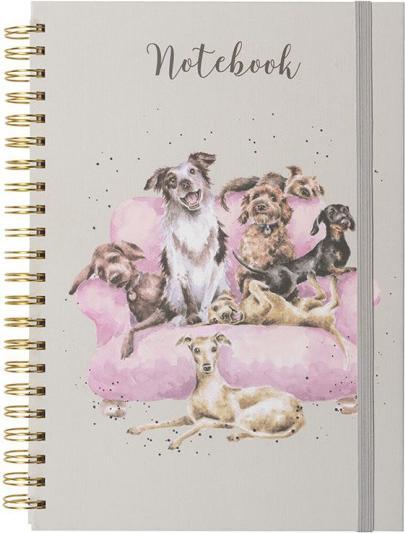 Wrendale Design A4-Notizbuch - Hunde MOVIE NIGHT Wrendale Designs (A4, Liniert)