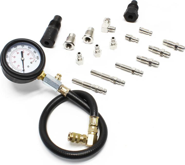 Produktbild Wiltec Kompressionsmessgerät 0-70 bar PKW/ LKW Dieselmotoren Set 21tlg.