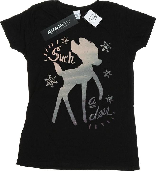Immagine prodotto Disney Bambi Winter Deer Maglietta Donna (S)