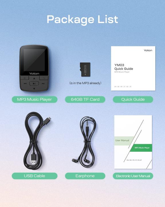 Produktbild Yoton MP3 Player (64 GB)