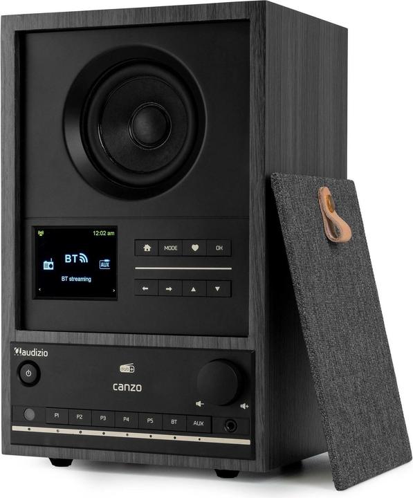 Immagine prodotto Audizio Internetradio - Canzo - FM & DAB radio - Bluetooth - Afneembaar frontpaneel - (DAB, FM, Web radio, Bluetooth, WiFi)