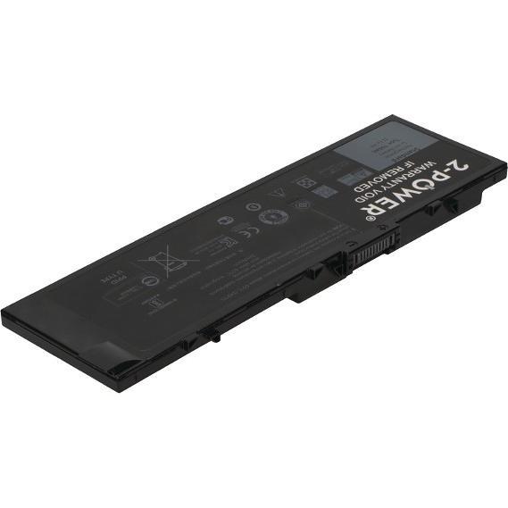 2-Power Main Battery Pack 7.6V 7080mAh 55Wh (7200 mAh), Notebook Akku