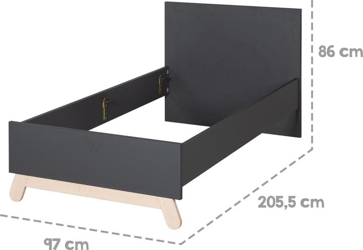 Produktbild Roba Jugendbett, 90x200 cm Jara (90 x 200 cm)
