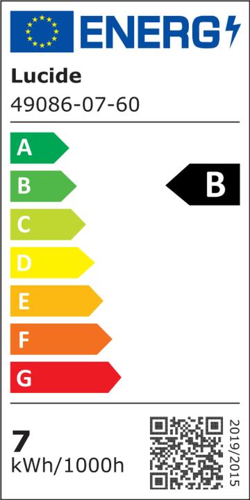 Label énergétique Lucide G80 Class B (E27, 1300 lm, 1x)
