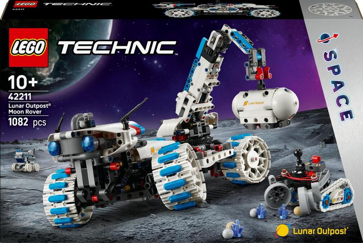 Produktbild LEGO Lunar Outpost Mondrover-Raumfahrzeug (42211, LEGO Technic)