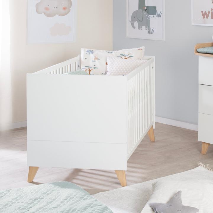 Produktbild Roba Kinderzimmerset Leon (Babybett, Kinderkleiderschrank, Wickelkommode)