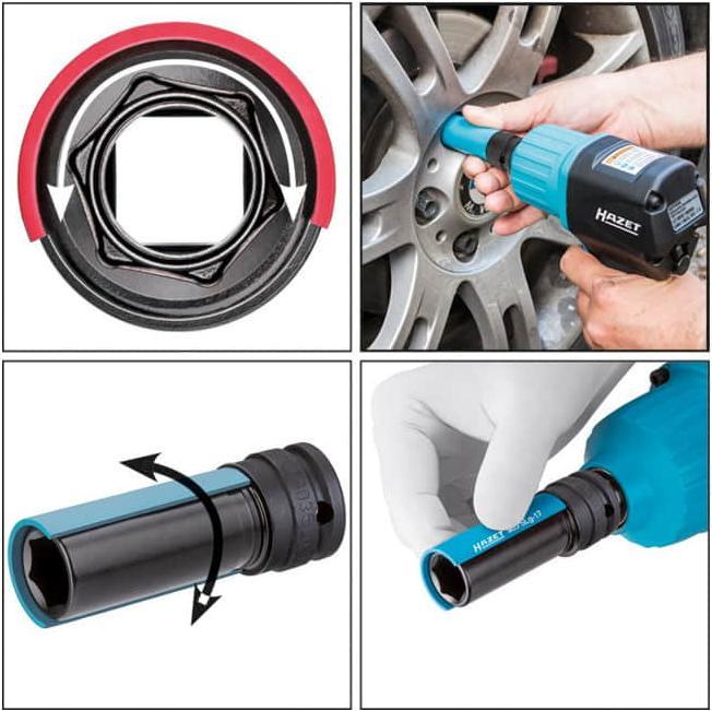 Image du produit HAZET Douille à chocs ∙ 6 pans 903SLG-17 ∙ Carré creux 12,5 mm (1/2 pouce) ∙ Profil Traction à 6 pa… (17 mm)