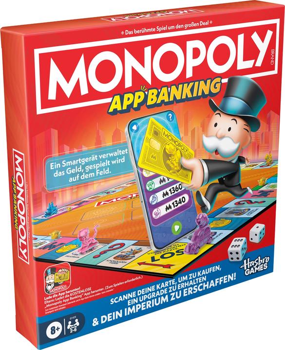 Actual product image Monopoly Monopoly App Banking Board Game (German, 2 - 6 Players)