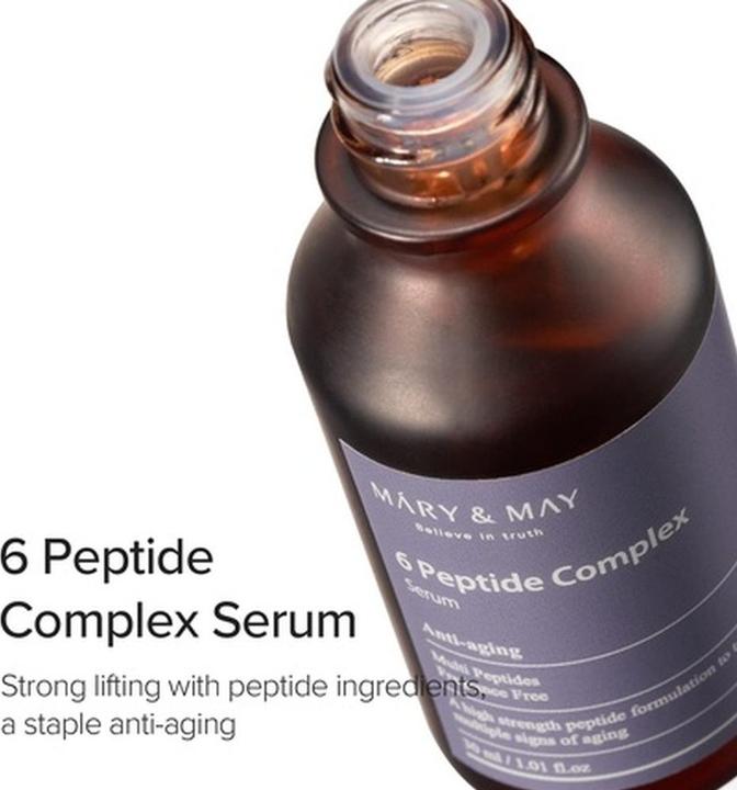 Actual product image Mary&May 6 Peptide Complex (30 ml)