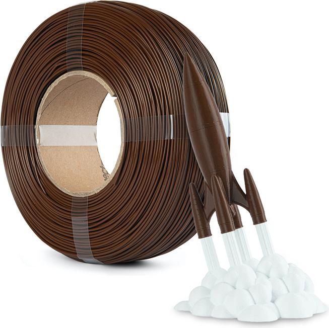 Image du produit Filament PLA haute vitesse Recharge Walnut Brown 1kg 1.75mm (PLA, 1.75 mm, 1000 g, Marron)