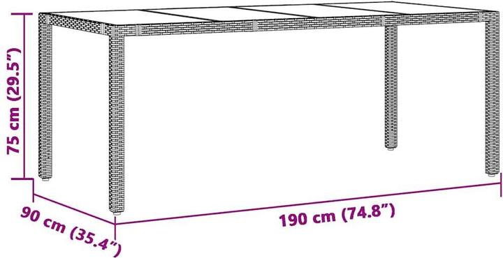 Produktbild vidaXL Bistro Set
