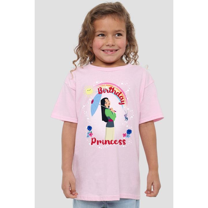 Produktbild Mulan Birthday Princess And Her Lucky Cricket TShirt (152, 158)