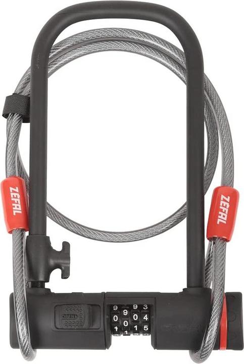 Actual product image Zefal K-Traz U13 U-lock with combination code (120 cm)