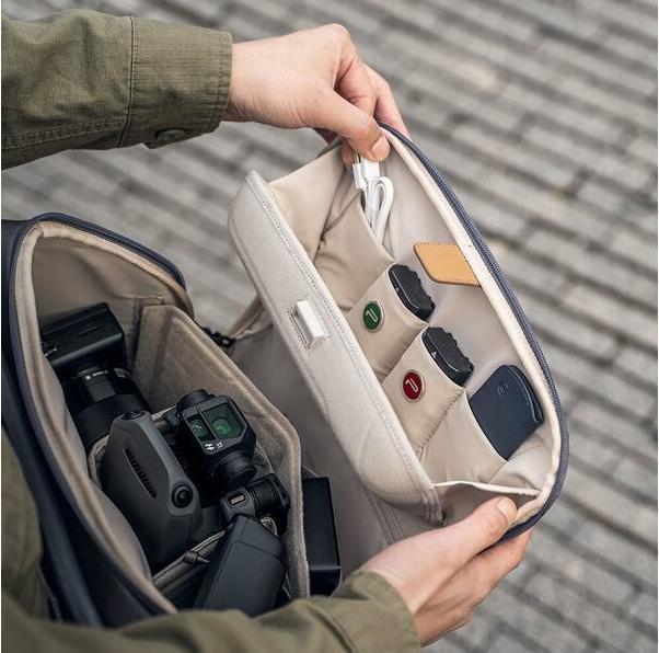 Actual product image Pgytech Camera Bag OneGo 10L Grey (Camera shoulder bag, 10 l)