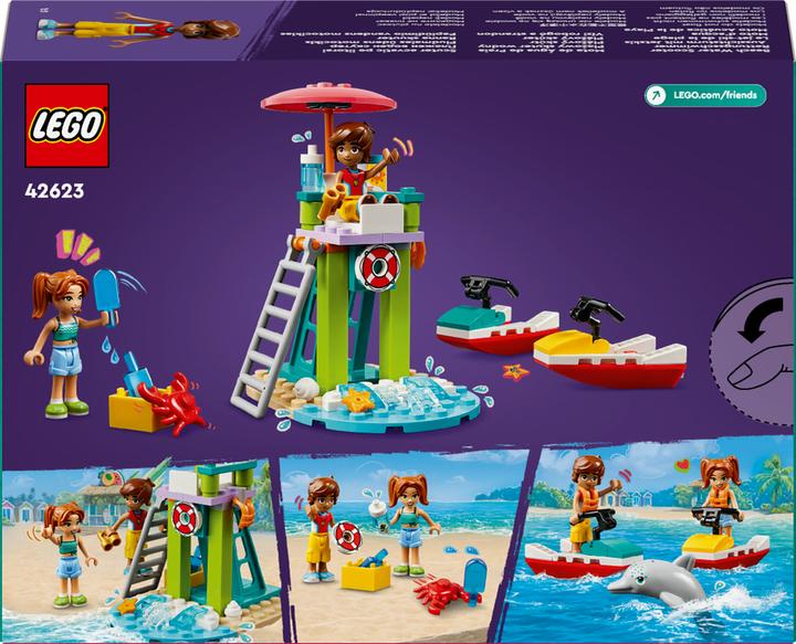 Produktbild LEGO Rettungsschwimmer Aussichtsturm mit Jetskis (42623)