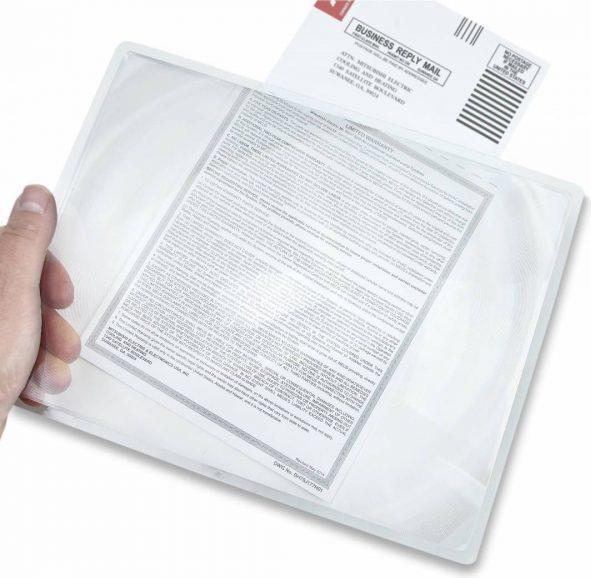 Actual product image Carson Optical Fresnel magnifying glass full-page