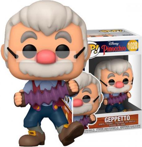 Actual product image Funko POP! - Pinocchio - 80th Anniversary: Geppetto w. Accrdion