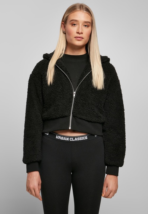 Actual product image Urban Classics Ladies Short Oversized Sherpa Jacket - 16788 (5XL)