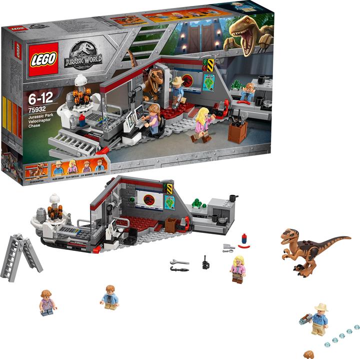 Actual product image LEGO Jurassic World Hunt for the Velociraptor (75932, LEGO Jurassic World)