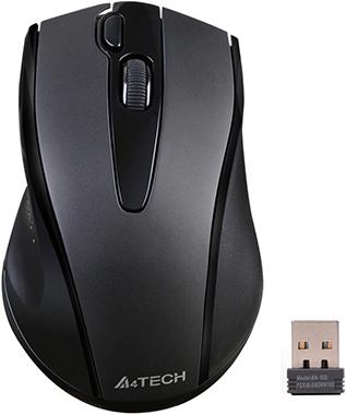 Actual product image A4Tech G9-500F Wireless, No, Black, Yes, Wireless connection (Wireless)