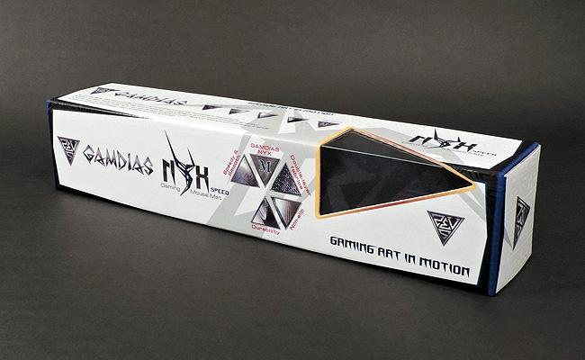 Immagine prodotto Gamdias Tappetino per mouse, GMM2300, nero, dimensioni: 350 x 280 x 4 mm (M)