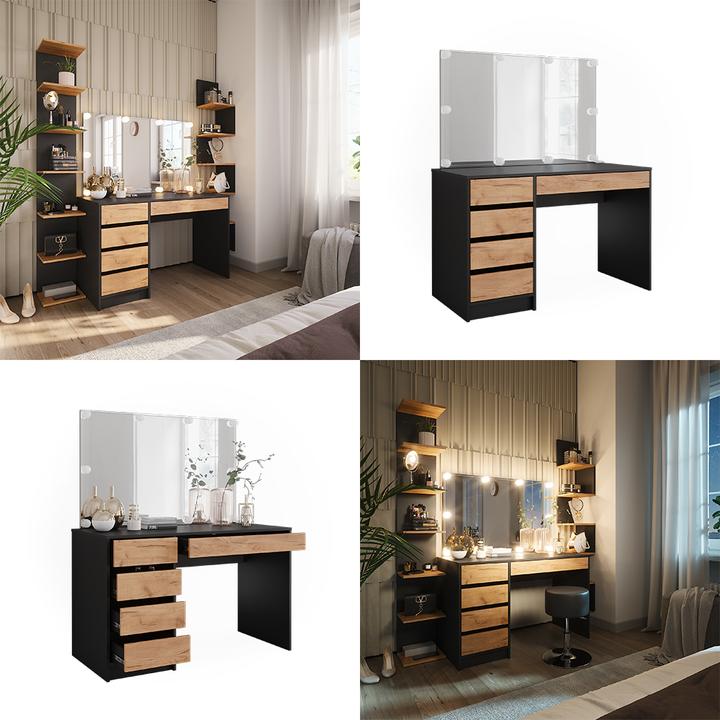 Actual product image Vicco Sherry with mirror & LED lighting (120 x 75 x 55 cm)