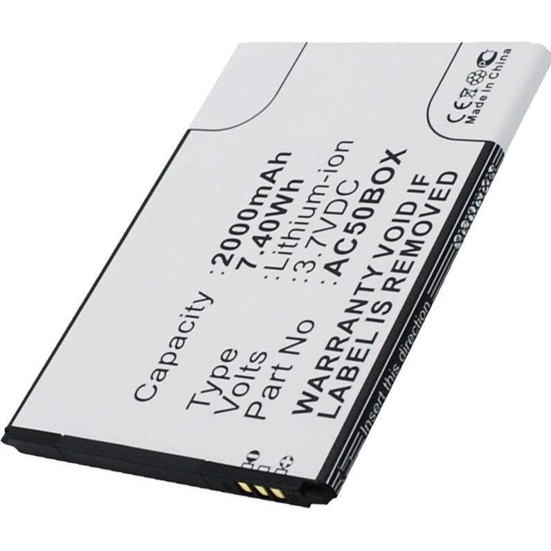 AccuCell Akku Gigabyte GSmart Mika M2 Akku AC50Box, Smartphone Akku