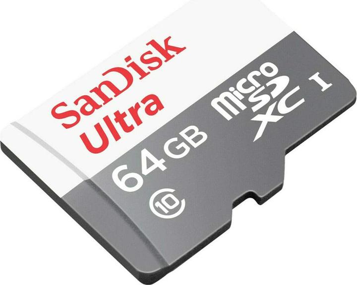 Produktbild SANDISK Ultra (64 GB, microSDHC, microSDXC, U1, UHS-I)