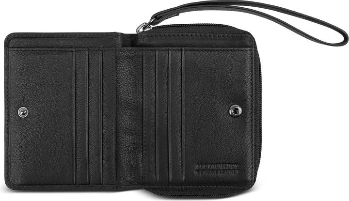 Actual product image Bugatti Black Magic Geldbörse RFID Schutz Leder 11 cm