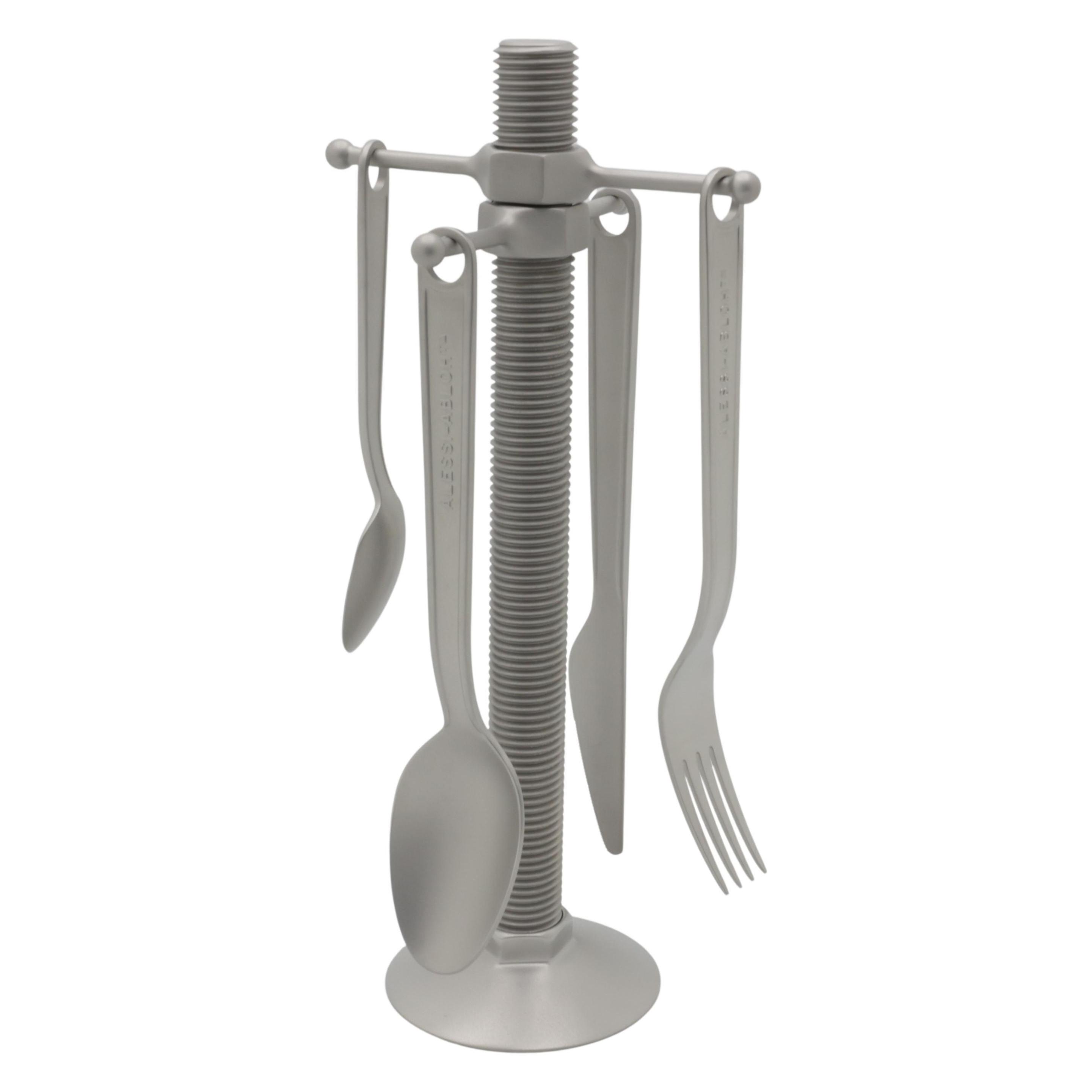Alessi Gespreksobjecten, Bestek, Zilver