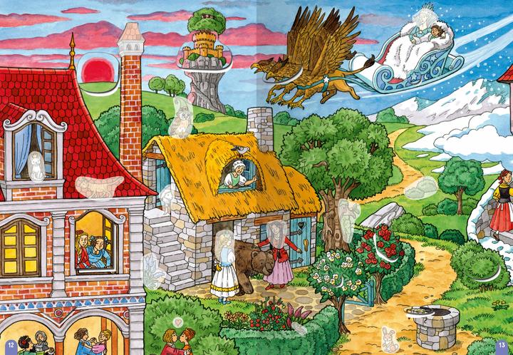 Actual product image Ravensburger Wimmeln, Rätseln, Stickern: Märchen