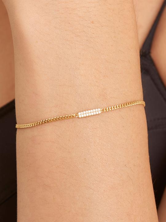 Immagine prodotto Ania Haie Bracciale Glam Bar B037-02G Donna (16.50 cm, Argento 925)