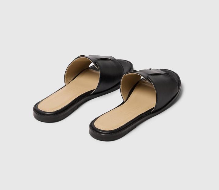 Actual product image Selected Homme Slfisabella Leather Slider (41)