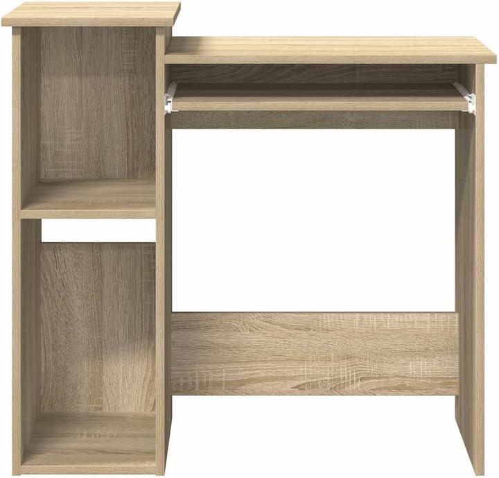 Immagine prodotto VidaXL Scrivania con ripiani in rovere Sonoma 84x40x78 cm Materiale in legno