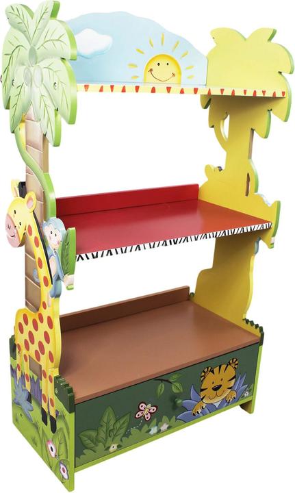 Kinderbcherregal Kinderregal Schlafzimmer Sunny Safari Fantasy Fields W-8268A