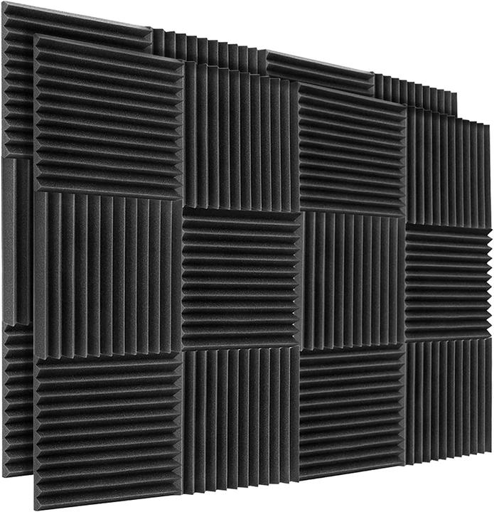 Actual product image Kuchoow Sound absorber acoustic foam, 24 pieces (24 pcs.)