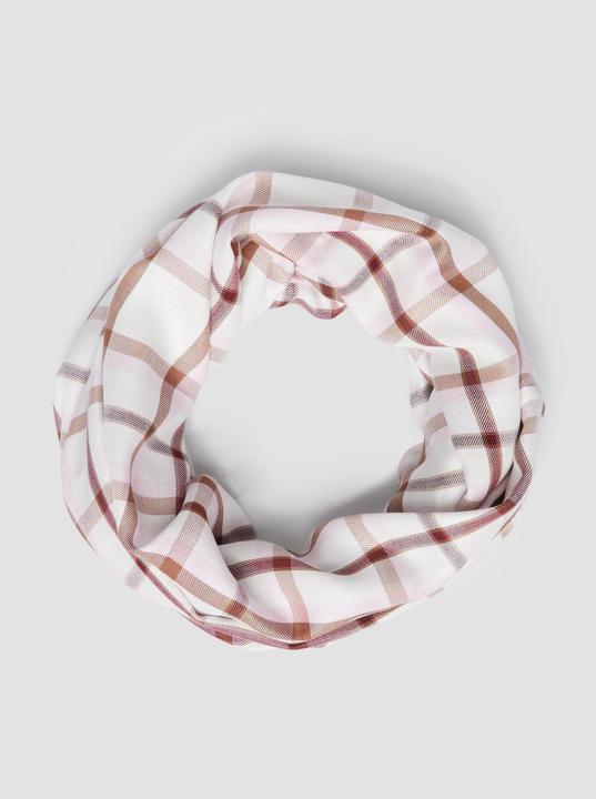 Immagine prodotto s.Oliver Snood Karierter Loop-Schal aus Viskose-Modal-Mix