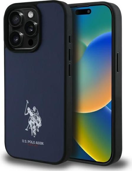 Produktbild U.S. Polo US Polo USHCP15XPGEV iPhone 15 Pro Max 6.7 Navy Leather Embroidered DH Color (Apple iPhone 15 Pro Max)
