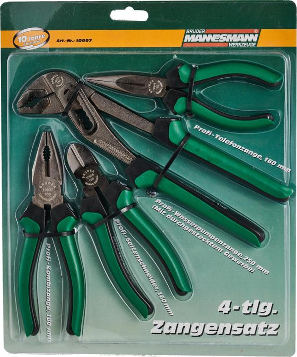 Immagine prodotto Mannesmann Set di pinze 4 pezzi. (250 mm)