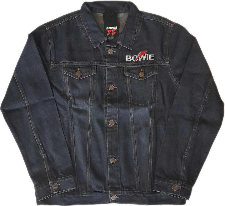 Produktbild David Bowie Flash Jeansjacke Logo (M)