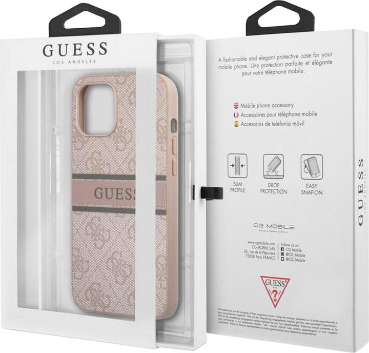 Immagine prodotto Guess Copertina rigida 4G a strisce stampate (Apple iPhone 12 Pro Max)