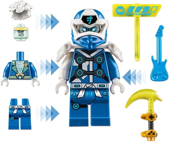 Produktbild LEGO Ninjago Avatar Jay (71715, LEGO Ninjago)