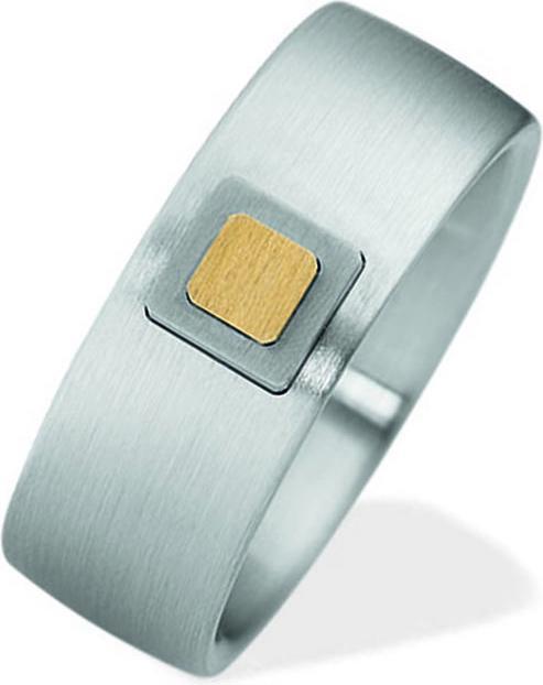 Image du produit Xen Bague ruban en or jaune module mat 7 mm (48)