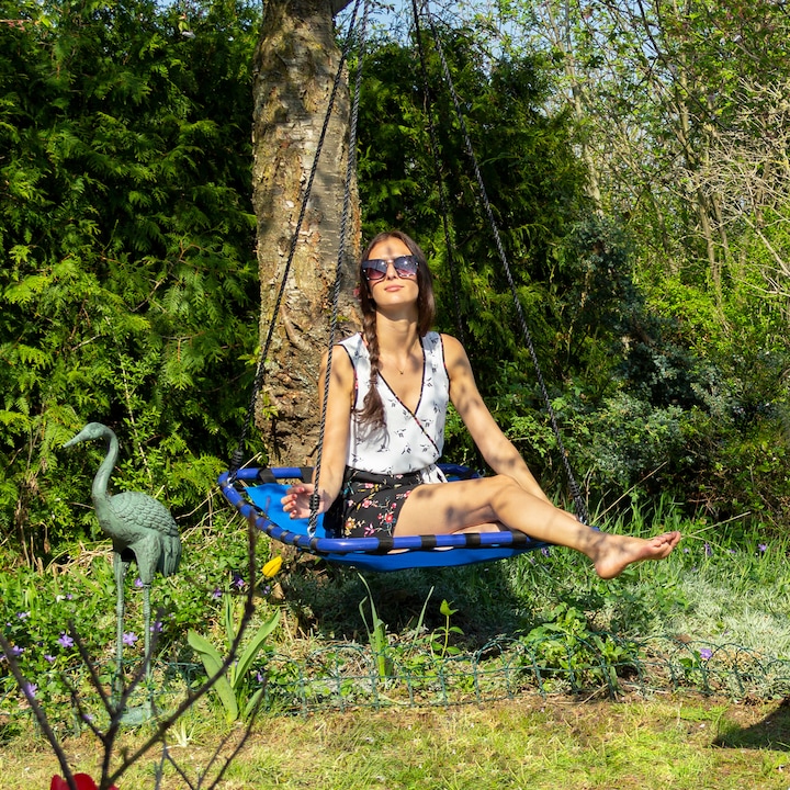Actual product image Relaxdays Nestschaukel Outdoor