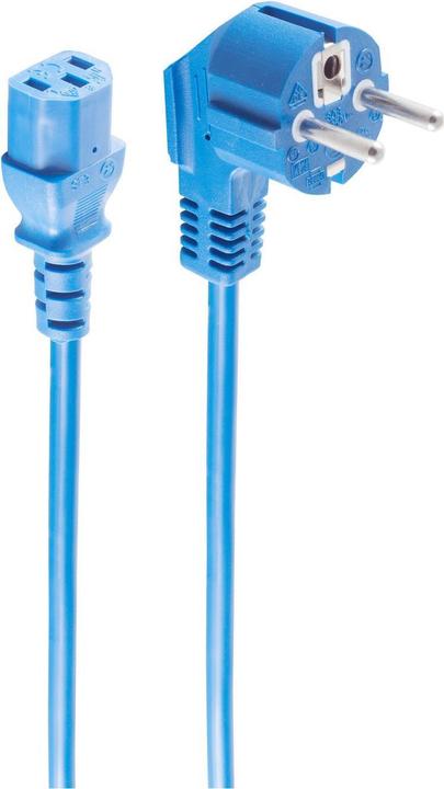Produktbild Shiverpeaks BASIC-S Schutzkontakt Stromkabel, 1,8 m, blau (1.80 m)