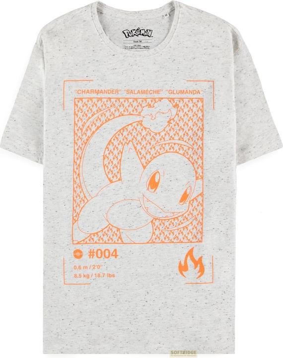 Pokémon Neppy Charmander Men's Short Sleeved Tshirt (XS)